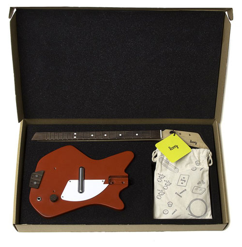 Retro-style Loog electric guitars for kids