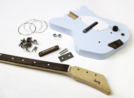 Retro-style Loog electric guitars for kids