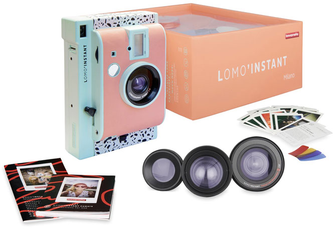 1980s-inspired Lomo'Instant Milano camera
