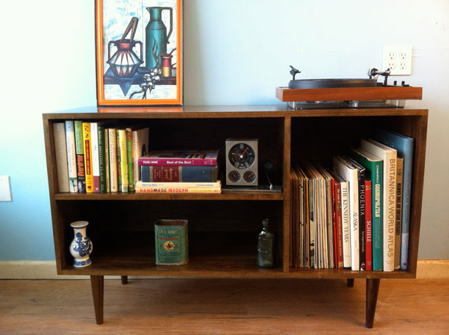  Handmade Danish-style media cabinet by Stor New York