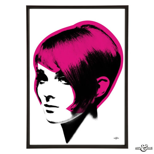 Mod Hair pop art collection from Art & Hue