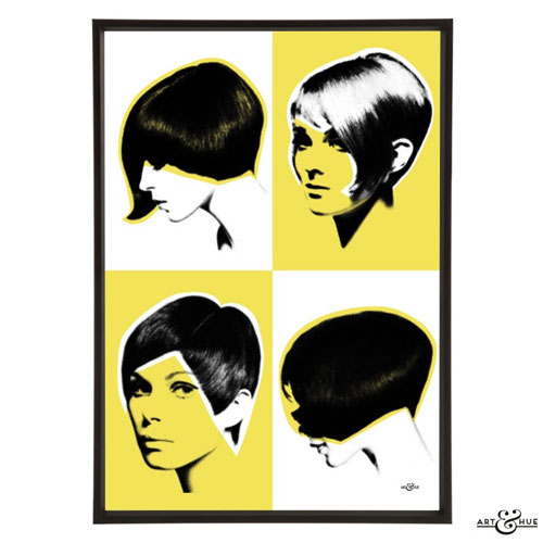 Mod Hair pop art collection from Art & Hue