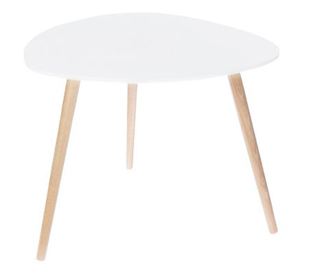 Retro-style Plectrum side tables by Brandani