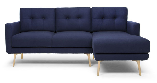 Midcentury-style Primrose Hill seating range at Sofas & Stuff