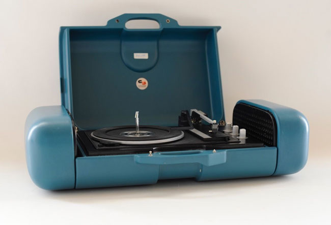 1970s Schneider Super Sound Set portable record player