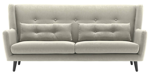 Midcentury-style Stockholm sofa and armchair at Sofology