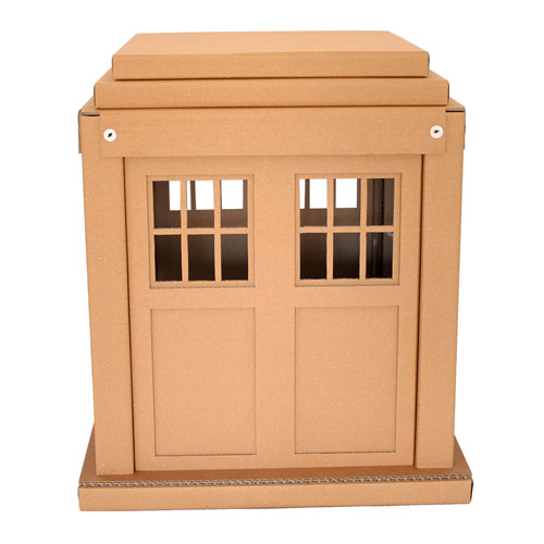 Doctor Who Tardis cat house by Cacao Furniture