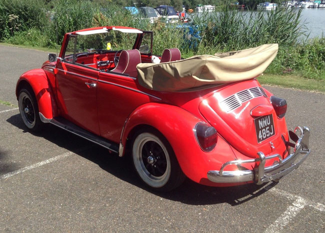 Fully restored 1971 Volkswagen Beetle Karmann convertible