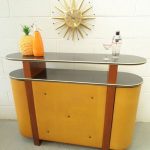 Vintage cocktail bar with storage