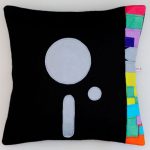 New Order Blue Monday cushion cover by Mrs Bojingles