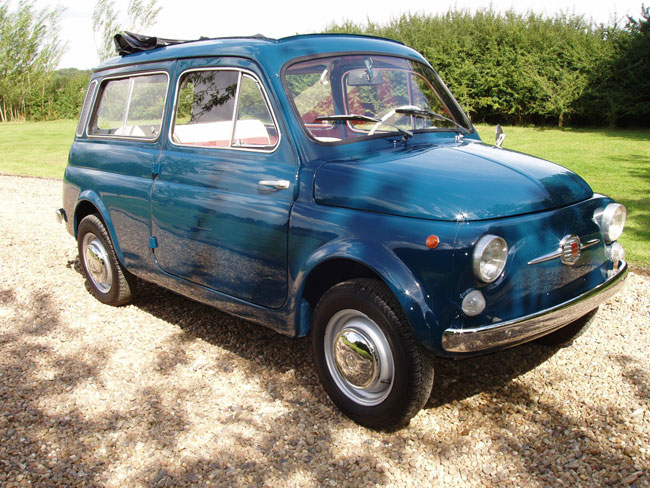 Fully restored 1960s Fiat 500 Giardinara