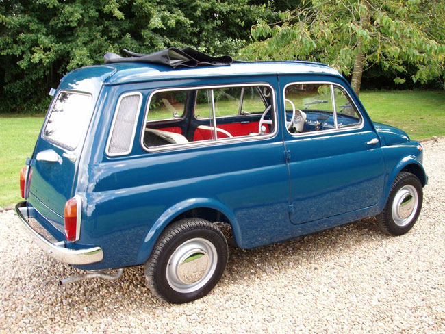 Fully restored 1960s Fiat 500 Giardinara