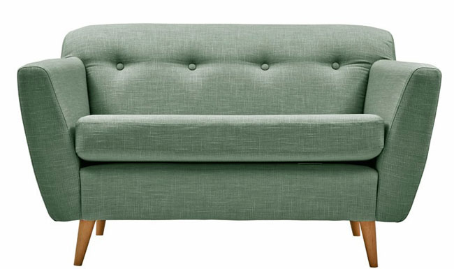 Jacob midcentury-style sofa and armchair range by Divani