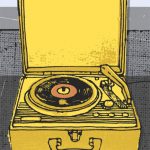 Vintage Record print by Kavel Rafferty at Habitat