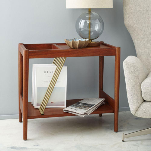 Mid-Century Magazine Side Table at West Elm