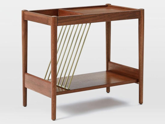 Mid-Century Magazine Side Table at West Elm