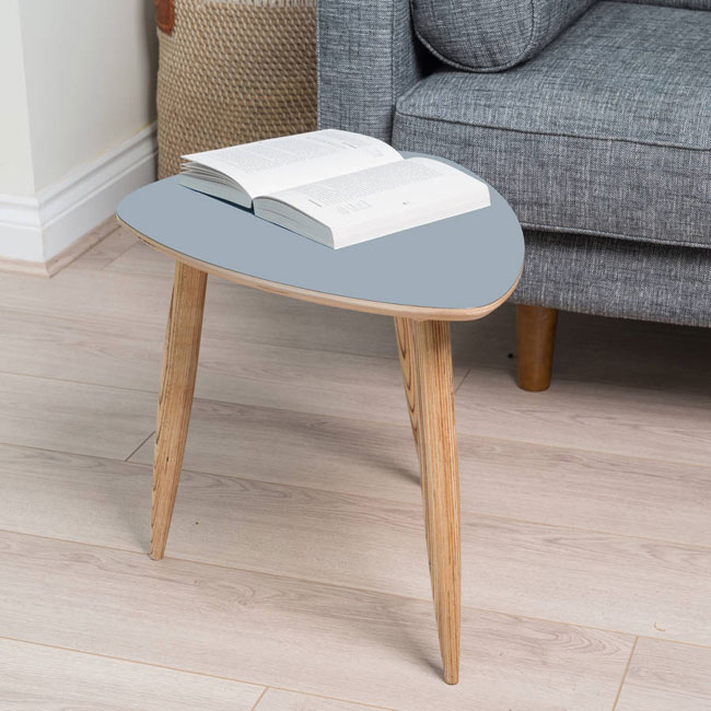 Pebble-shaped midcentury side tables by The Clementine