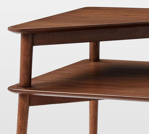 Mid-Century Stepped Side Table at West Elm