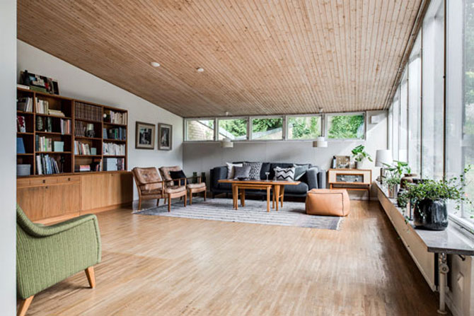 1960s Arne Branzell-designed midcentury property in Gothenburg, Sweden