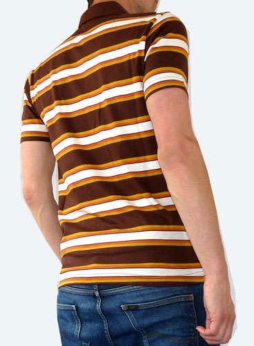 1960s-style striped polo shirts by Fuzzdandy