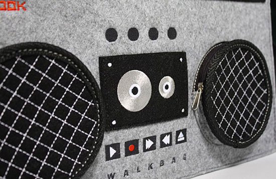 Old school style: The Boombox Bag