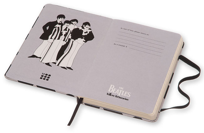 The Beatles limited edition Yellow Submarine notebooks by Moleskine