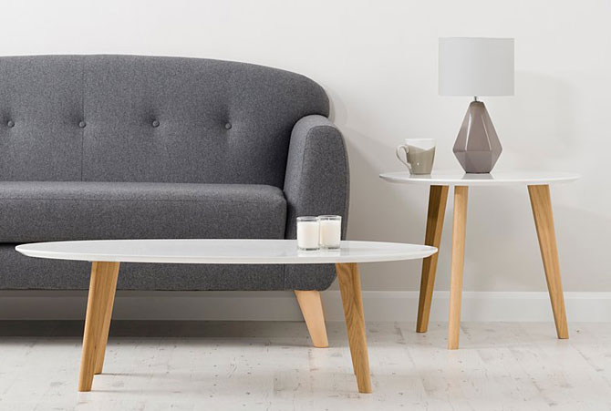 Affordable midcentury: Brooklyn table range by George at Asda