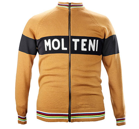 Vintage-style cycling track tops at Magliamo