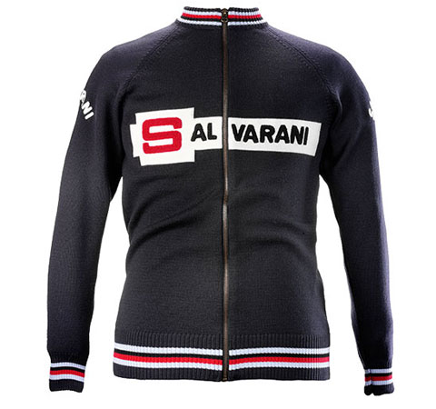 Vintage-style cycling track tops at Magliamo