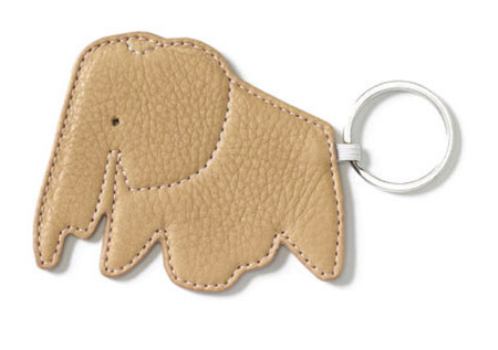 Eames Elephant key rings by Vitra