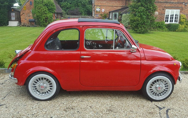 1967 Fiat 500 with upgraded engine