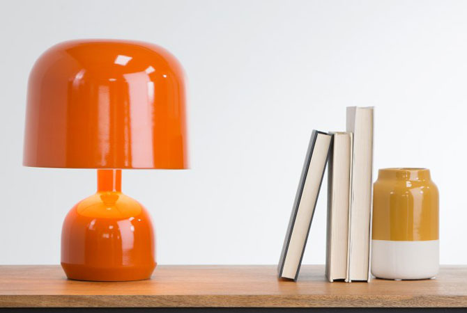 1970s-style Hank table lamp at Made
