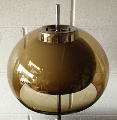 Vintage 1970s mushroom lamp