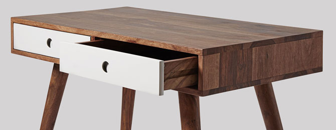 Midcentury-style Otto desk at Swoon Editions