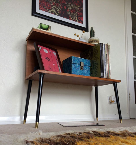 1960s Teak Beaver & Tapley record cabinet and storage unit