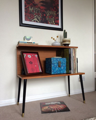 1960s Teak Beaver & Tapley record cabinet and storage unit