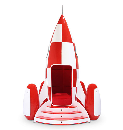 Tintin-inspired Rocky Rocket armchair for kids by Circu