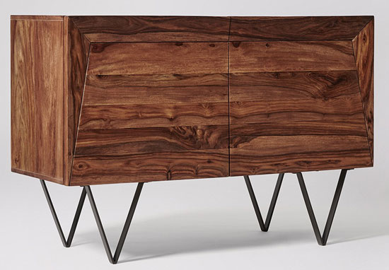 Midcentury-style Russell mini sideboard at Swoon Editions