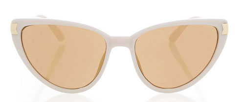 1950s-style oval-shaped sunglasses at Topshop