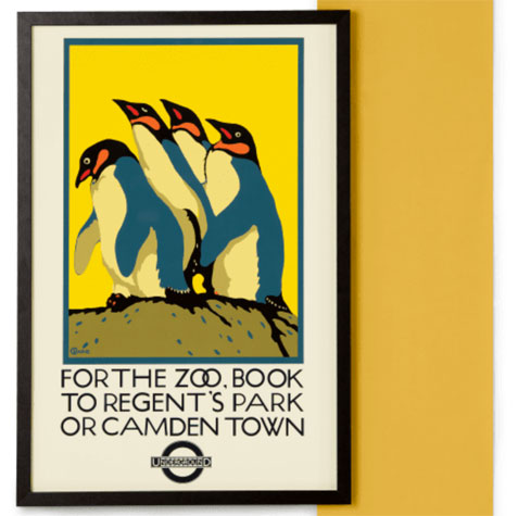 Made x TfL framed London Underground vintage prints
