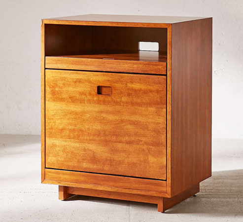 Menlow Vinyl Storage Cabinet at Urban Outfitters