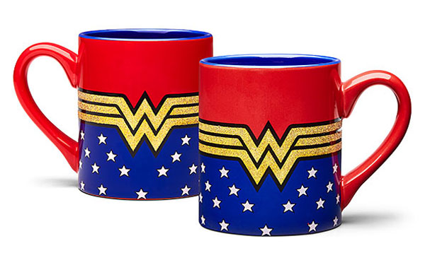 Wonder Woman Glitter Mug at ThinkGeek