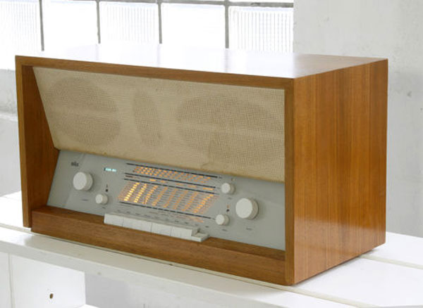 1950s Braun TS 3-81 stereo tube radio