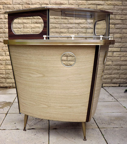 1960s boat-themed cocktail bar