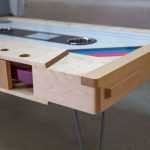 Cassette tape coffee tables by Taybles