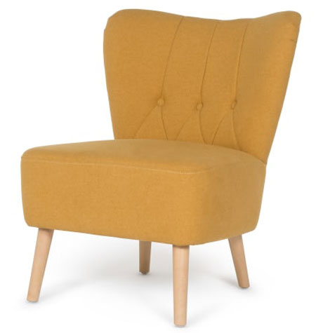 Charley retro-style accent chair at Made