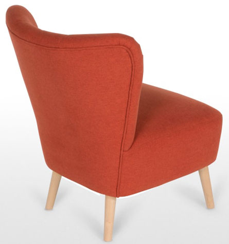 Charley retro-style accent chair at Made