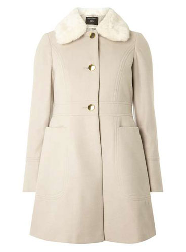 1960s-inspired Dolly Coat at Dorothy Perkins