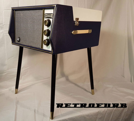 Restored 1960s Dansette Hifi Mk1 record player