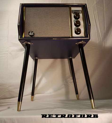 Restored 1960s Dansette Hifi Mk1 record player